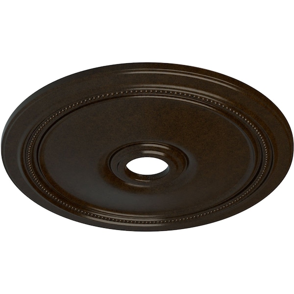 Diane Ceiling Medallion (Fits Canopies Up To 6 1/4), Hnd-Painted Bronze, 24OD X 3 5/8ID X 1 1/4P